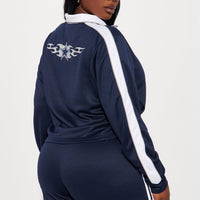 Cowboys Territory Zip Up Jacket - Navy