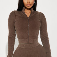 Major Body Active Jacket - Brown