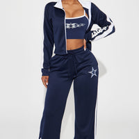 Cowboys Territory Zip Up Jacket - Navy