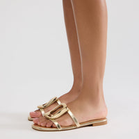 Barbados Bombshell Sandals - Gold