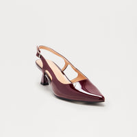 Alena Slingback Pumps - Wine
