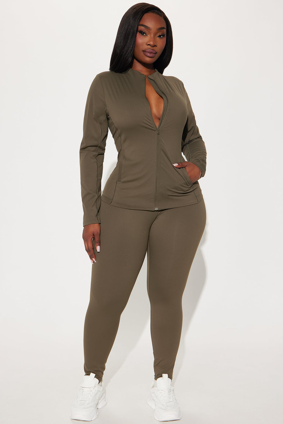 Get Right Active Jacket - Olive