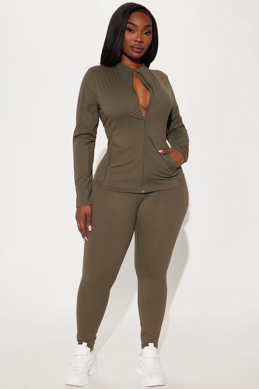 Get Right Active Jacket - Olive