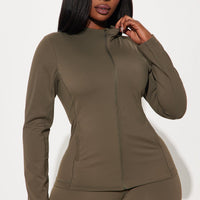 Get Right Active Jacket - Olive