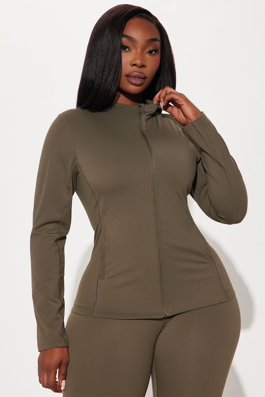 Get Right Active Jacket - Olive