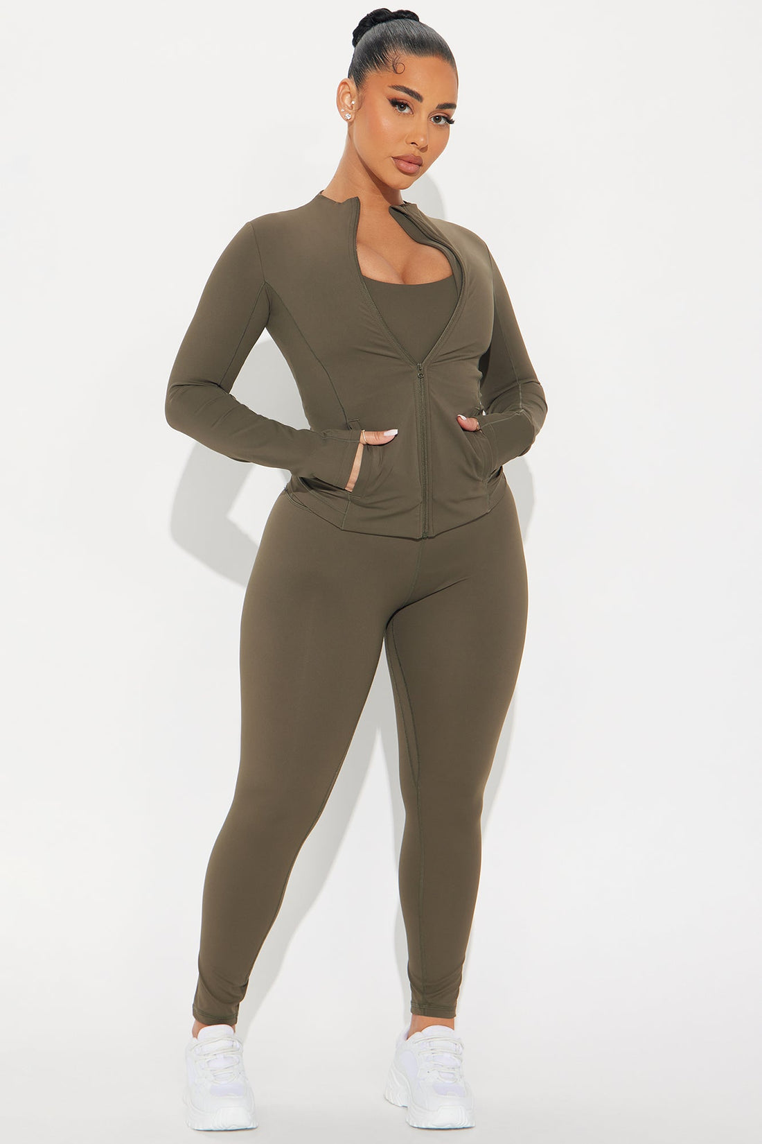 Get Right Active Jacket - Olive