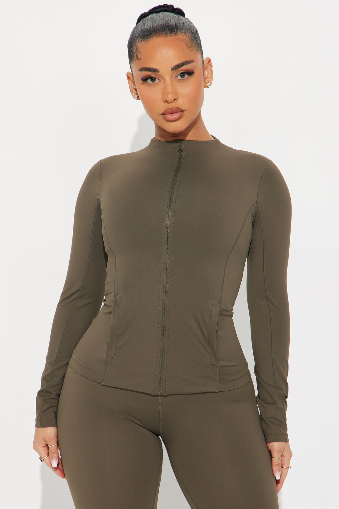 Get Right Active Jacket - Olive