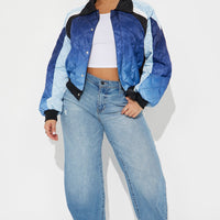 Malibu Made Quilted Jacket - Blue/combo