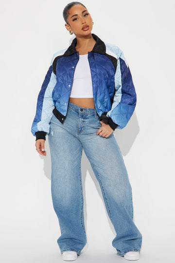 Malibu Made Quilted Jacket - Blue/combo