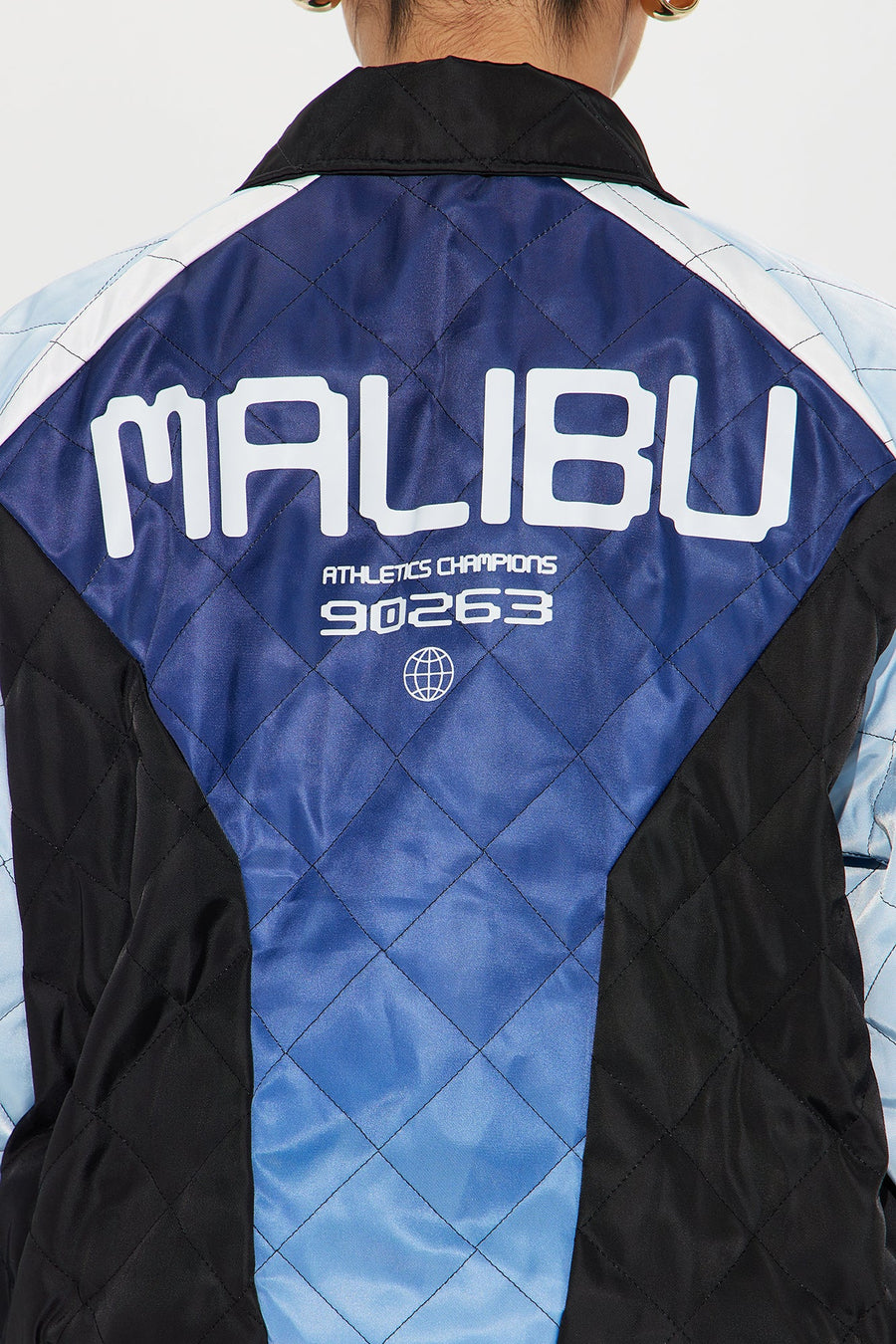 Malibu Made Quilted Jacket - Blue/combo