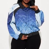 Malibu Made Quilted Jacket - Blue/combo