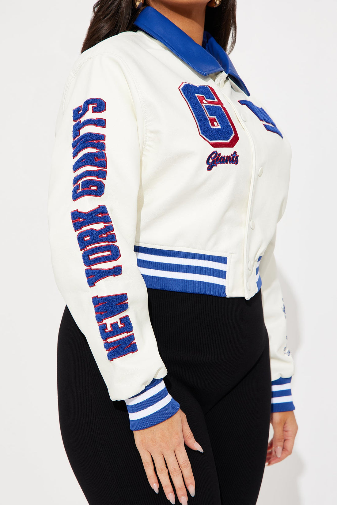 New York Giants Bomber Jacket - Cream
