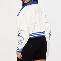 New York Giants Bomber Jacket - Cream