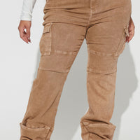 Camden Cargo Utility Jeans - Tan