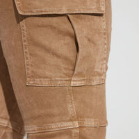 Camden Cargo Utility Jeans - Tan
