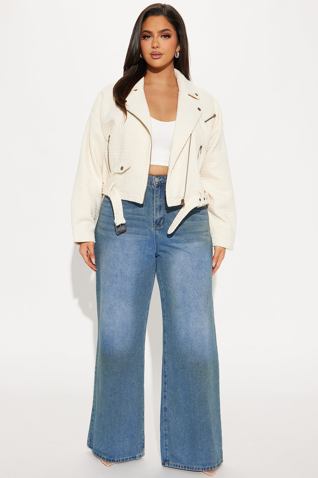 When You Cross Me Jacket - Cream