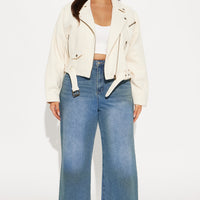 When You Cross Me Jacket - Cream