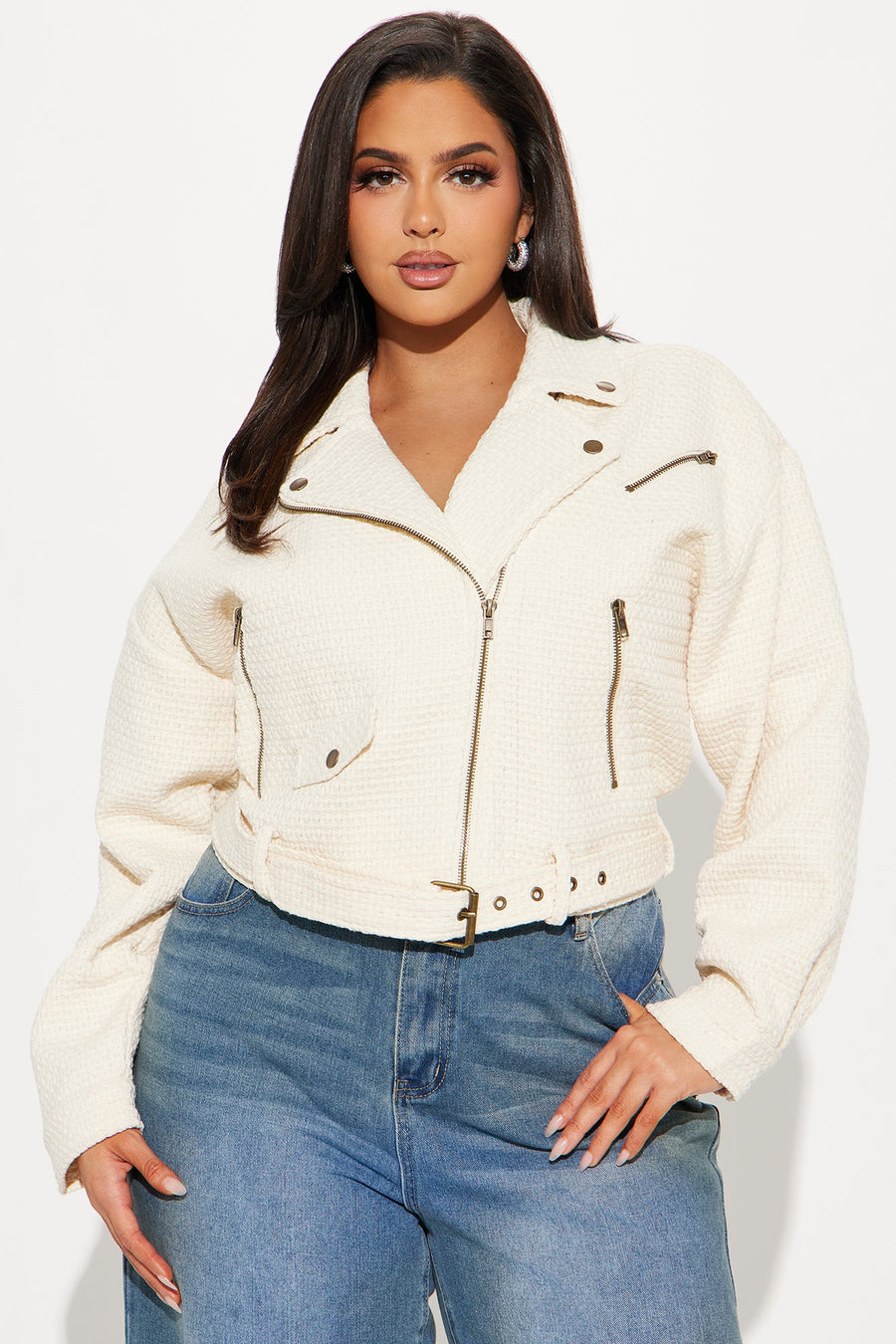 When You Cross Me Jacket - Cream
