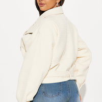 When You Cross Me Jacket - Cream
