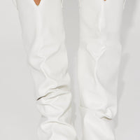 Always Stay True Knee High Boots - White