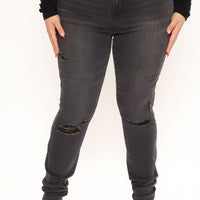 Tall Our Favorite High Rise Skinny Jeans - Grey