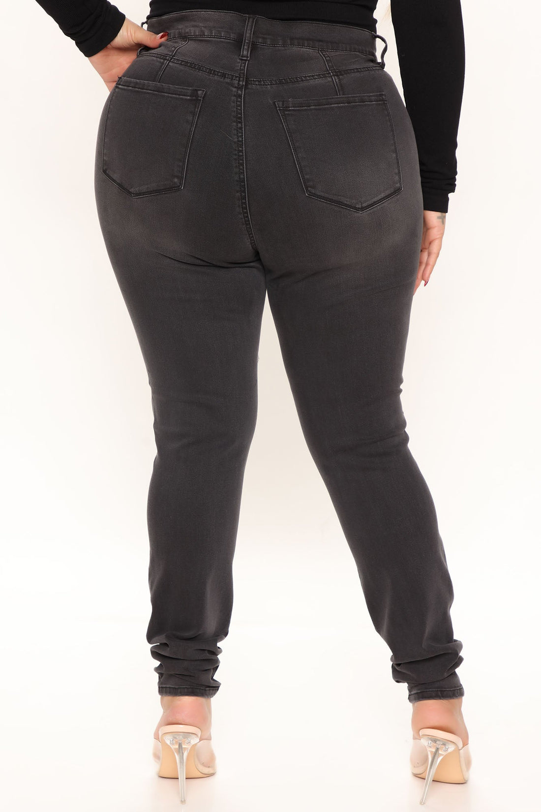 Tall Our Favorite High Rise Skinny Jeans - Grey