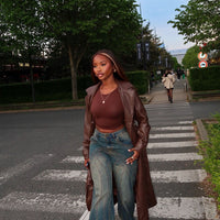 Copenhagen Non Stretch Tinted Wide Leg Jean - Dark Wash