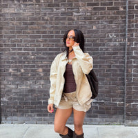 A Clean Break Denim Jacket - Khaki