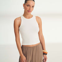 Baby Rib Cropped Tank