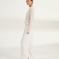 Lightweight Cashmere Ribbed Sweater