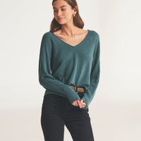 Lightweight Cashmere V-Neck Sweater
