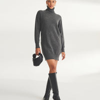 Signature Cashmere Turtleneck Dress