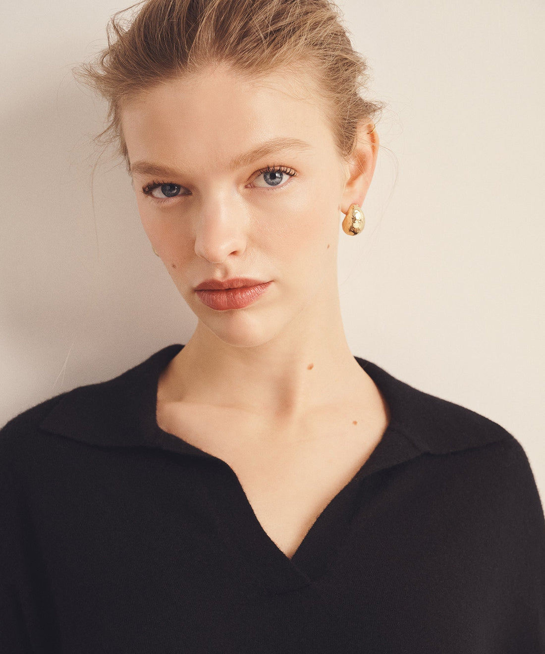 Super Fine Cashmere Long Sleeve Polo
