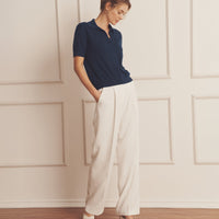 Super Fine Cashmere Short Sleeve Polo