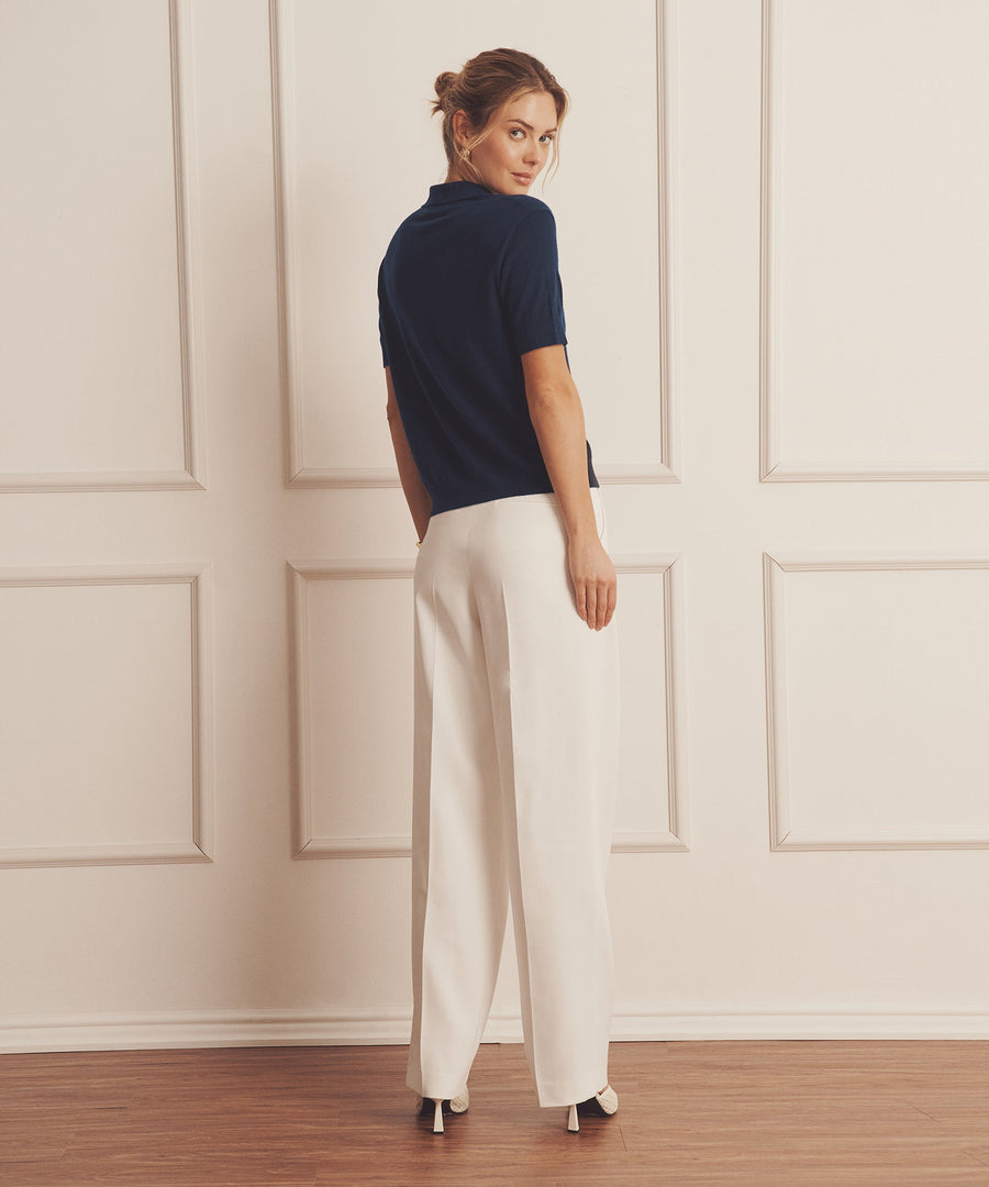 Super Fine Cashmere Short Sleeve Polo
