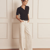 Super Fine Cashmere Short Sleeve Polo