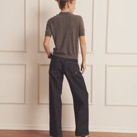 Super Fine Cashmere Short Sleeve Polo
