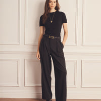 Super Fine Cashmere Shrunken T-Shirt