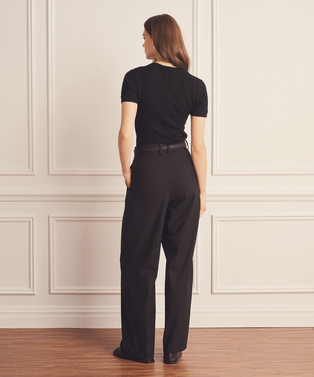 Super Fine Cashmere Shrunken T-Shirt