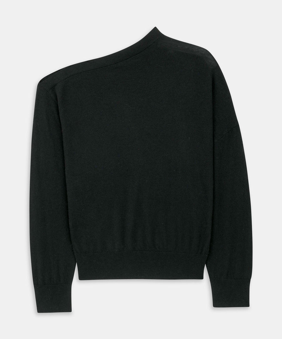 Super Fine Cashmere Asymmetrical Top
