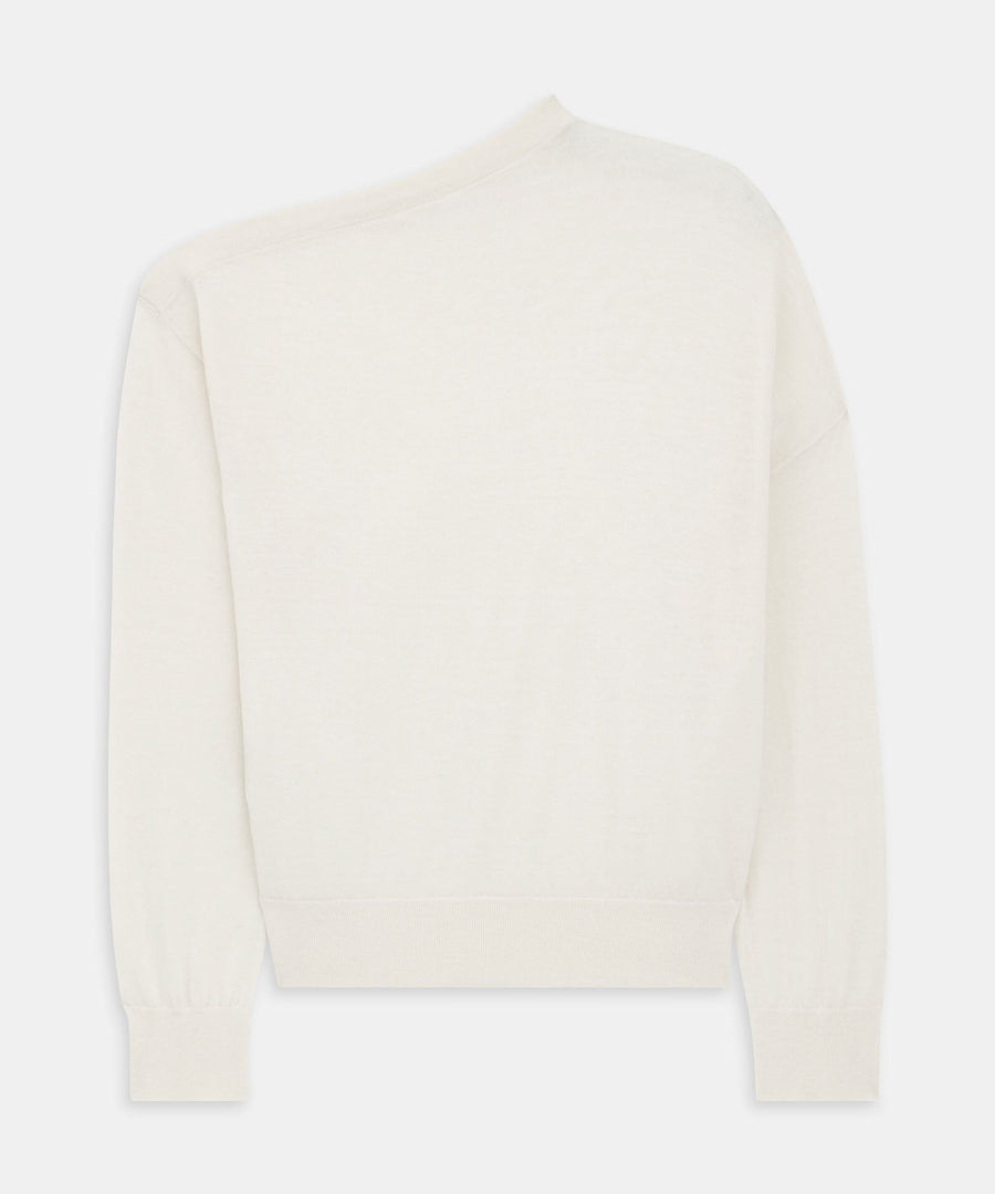 Super Fine Cashmere Asymmetrical Top