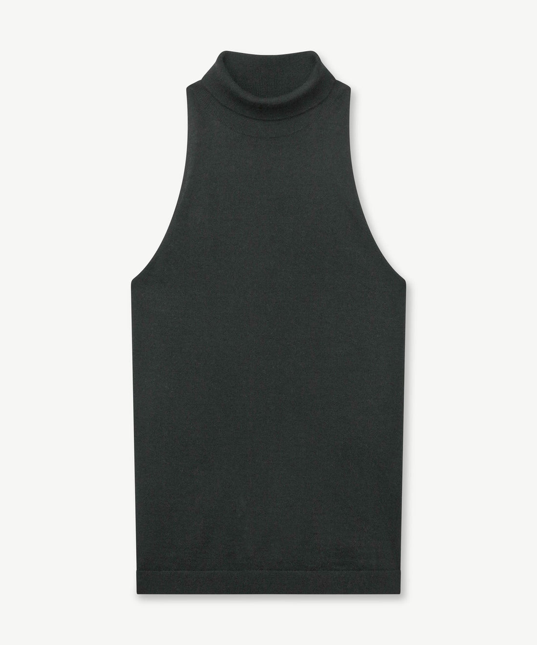 Super Fine Cashmere Sleeveless Turtleneck