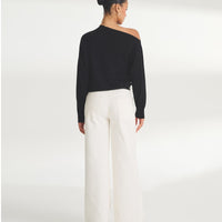 Super Fine Cashmere Asymmetrical Top