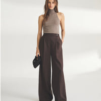 Super Fine Cashmere Sleeveless Turtleneck