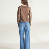 Featherweight Cashmere Polo Sweater