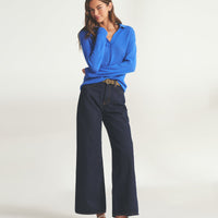 Featherweight Cashmere Polo Sweater