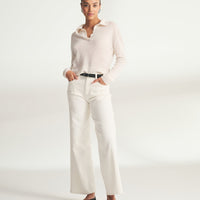Featherweight Cashmere Polo Sweater