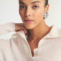 Featherweight Cashmere Polo Sweater