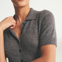 Featherweight Cashmere Short Sleeve Cardigan