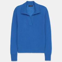 Featherweight Cashmere Polo Sweater